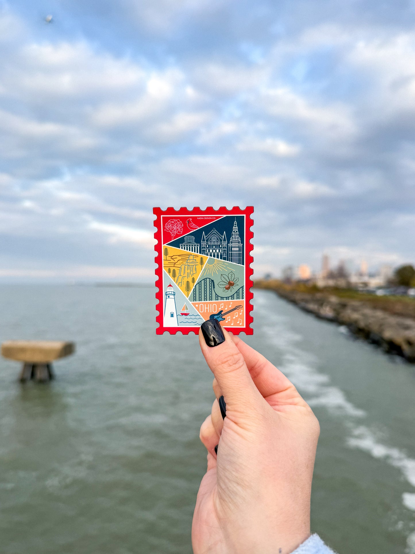 Ohio Stamp Magnet
