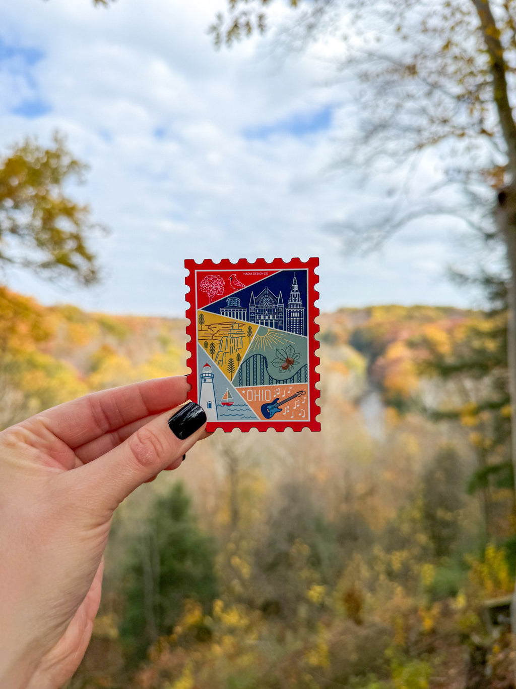 Ohio Stamp Magnet
