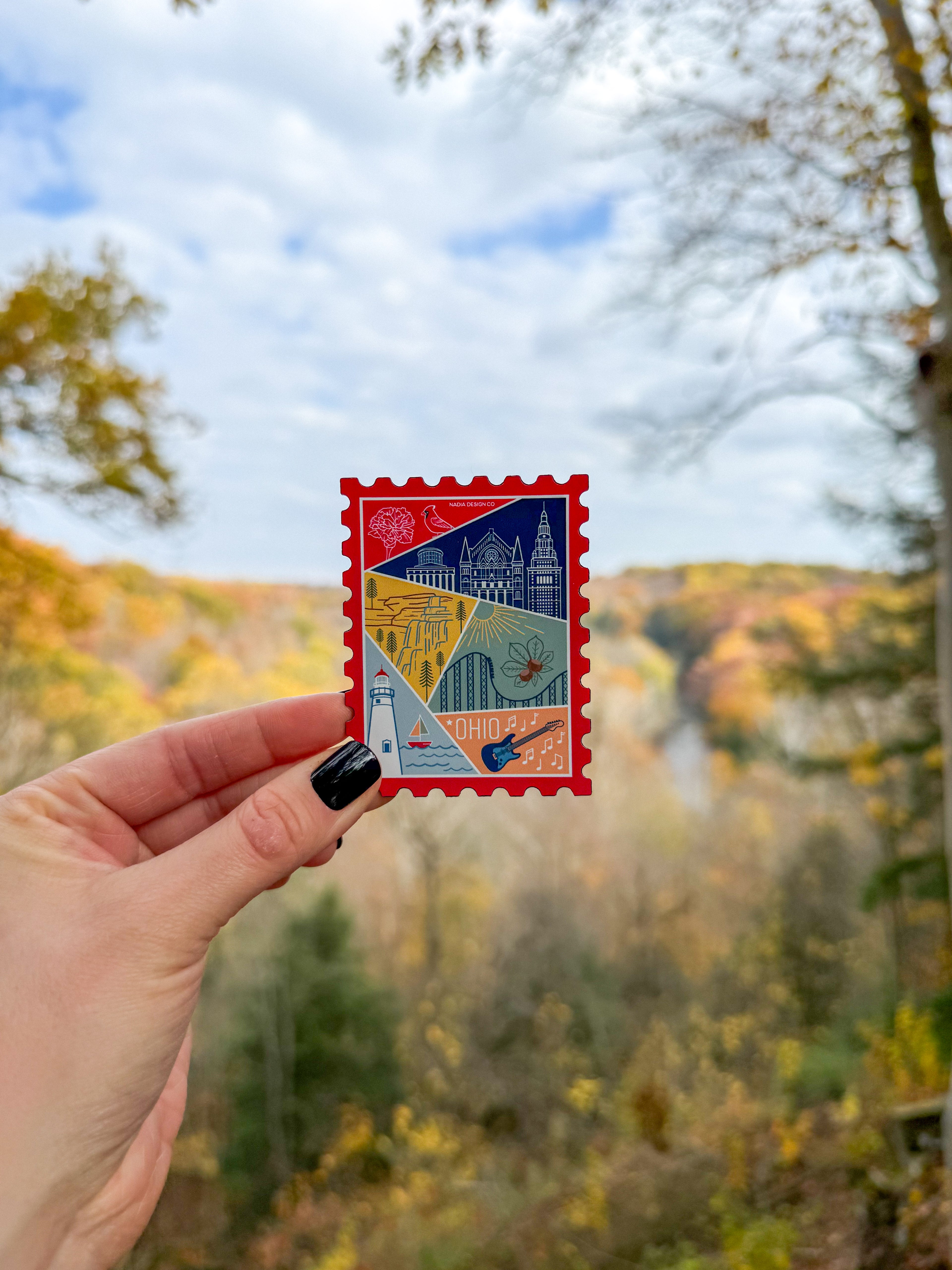 Ohio Stamp Magnet