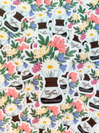 Coffee then Conquer Sticker