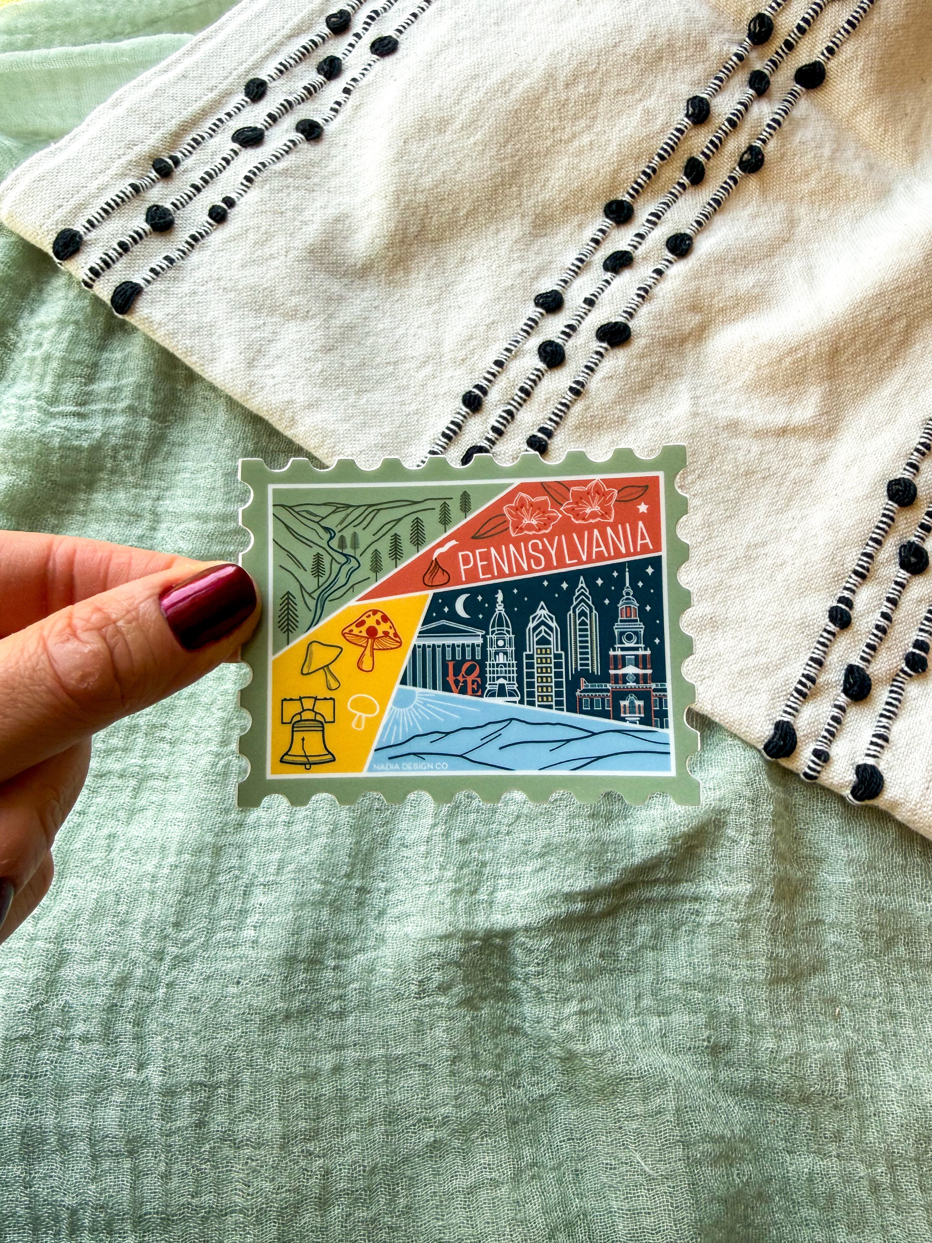 Pennsylvania Stamp Sticker