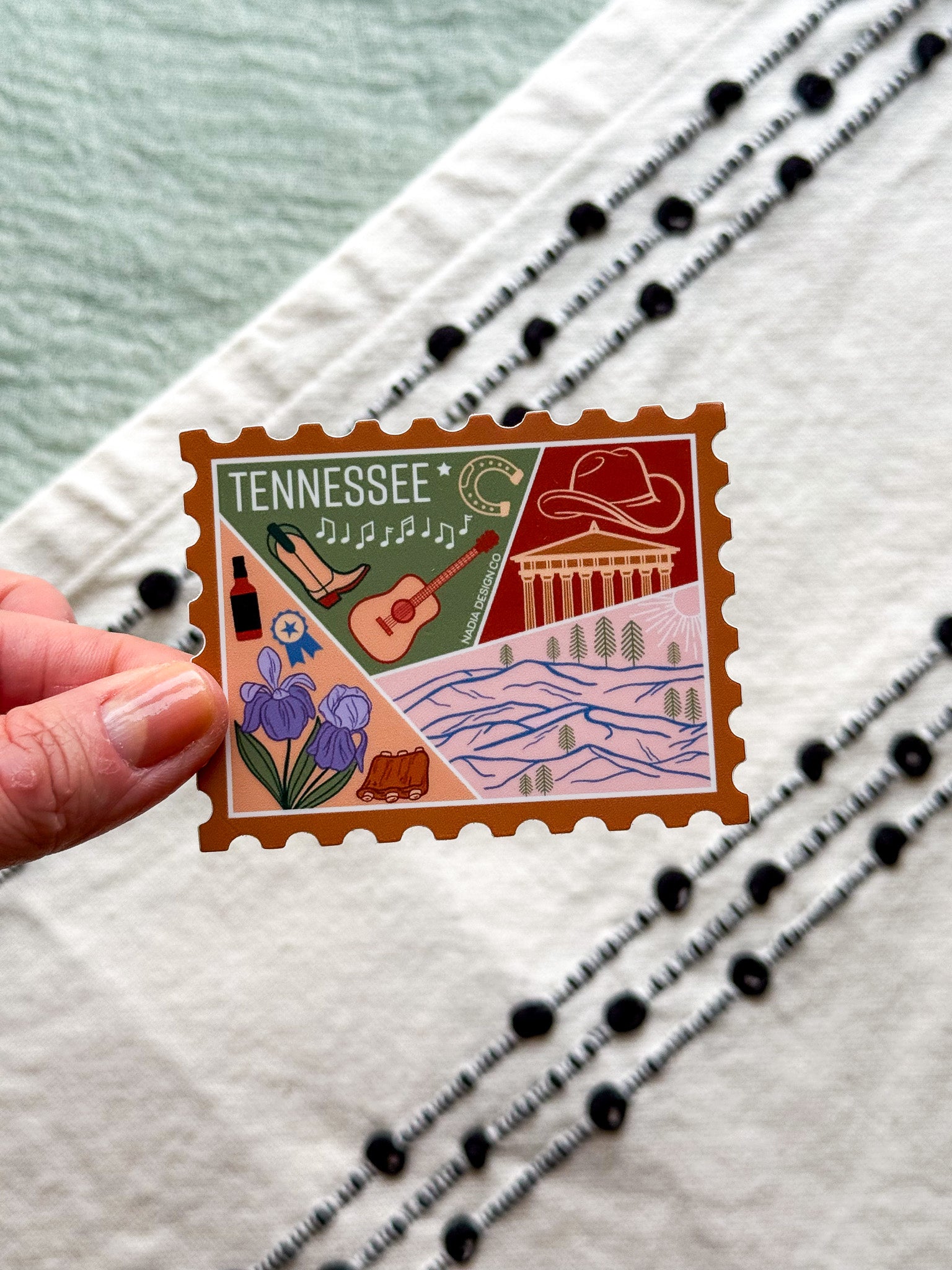 Tennessee Stamp Sticker