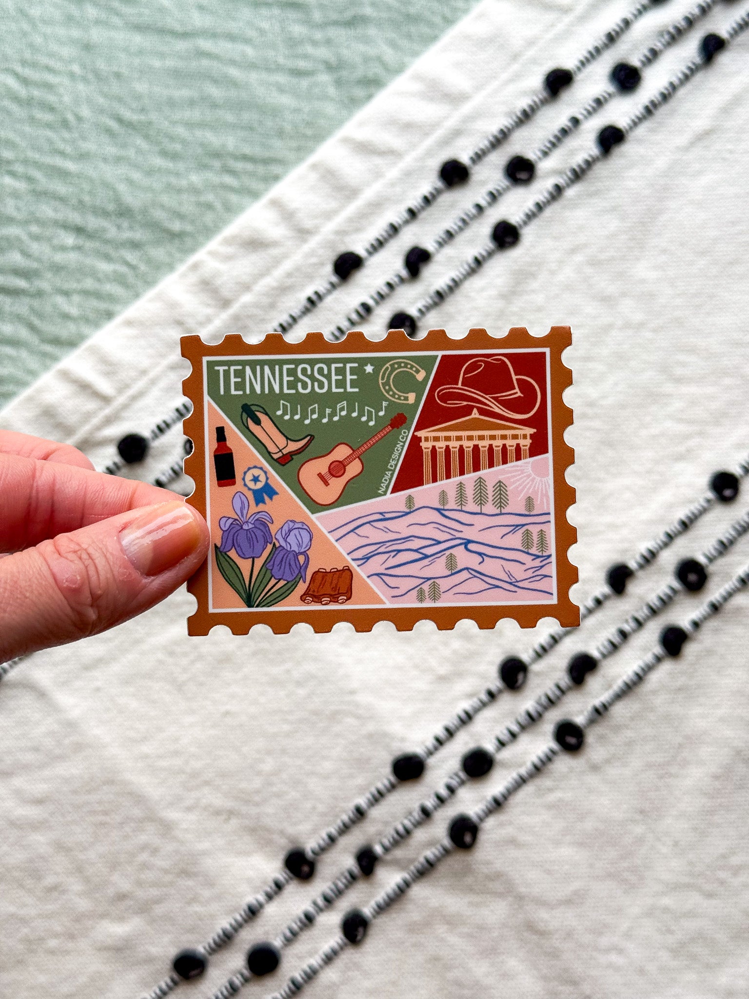 Tennessee Stamp Sticker