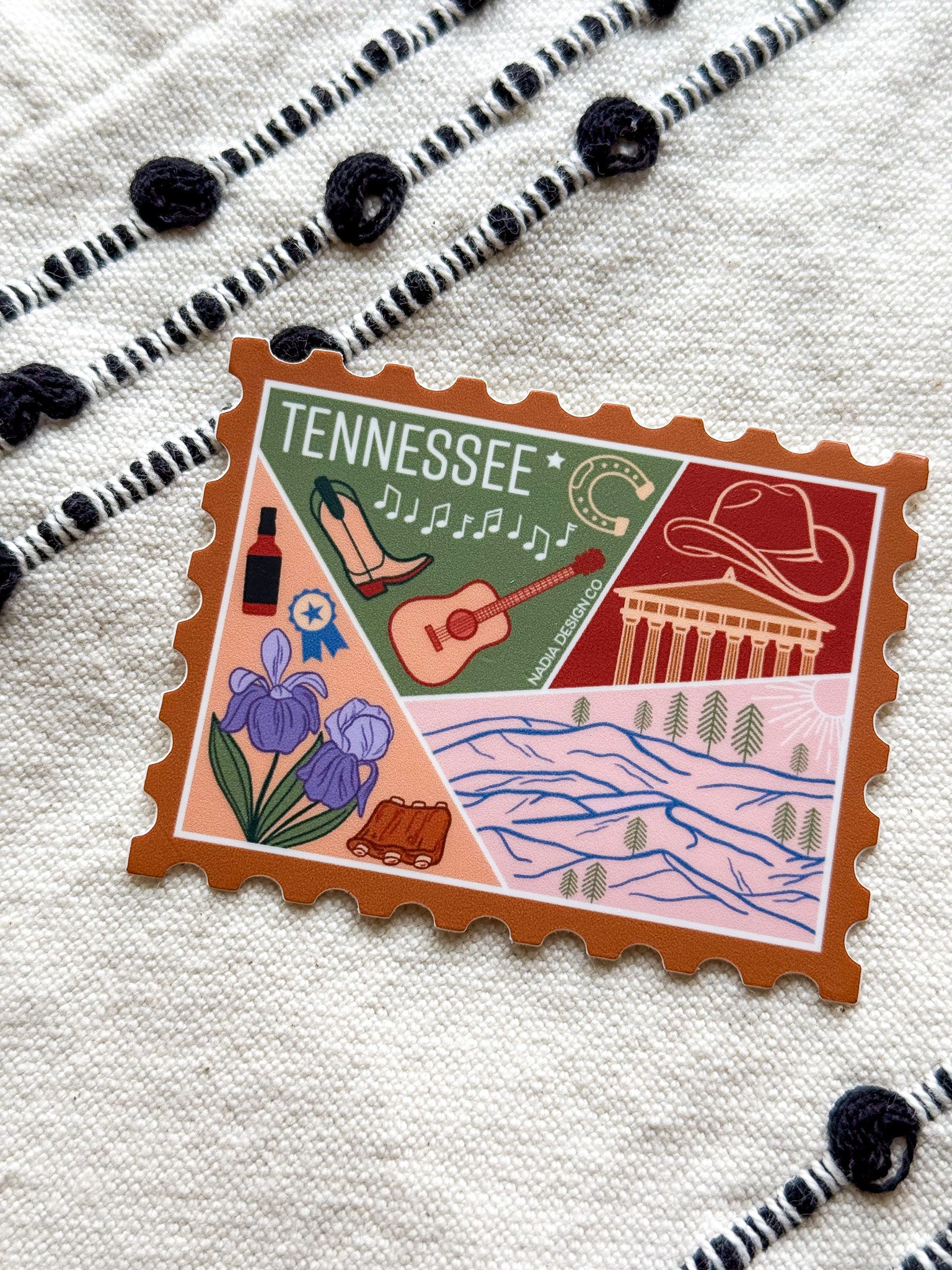 Tennessee Stamp Sticker