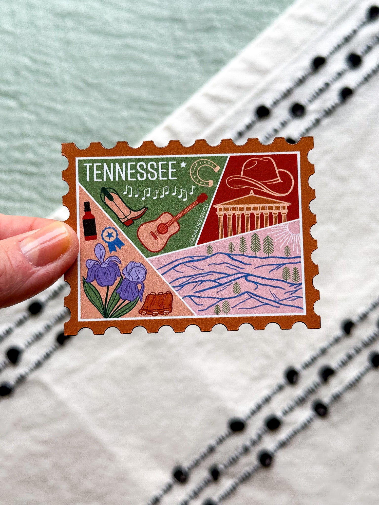Tennessee Stamp Magnet