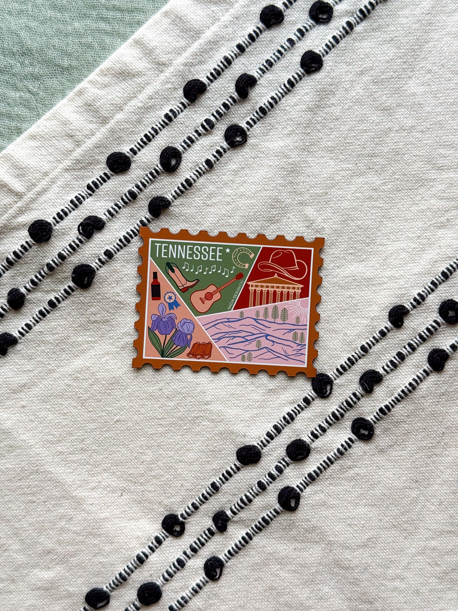 Tennessee Stamp Magnet