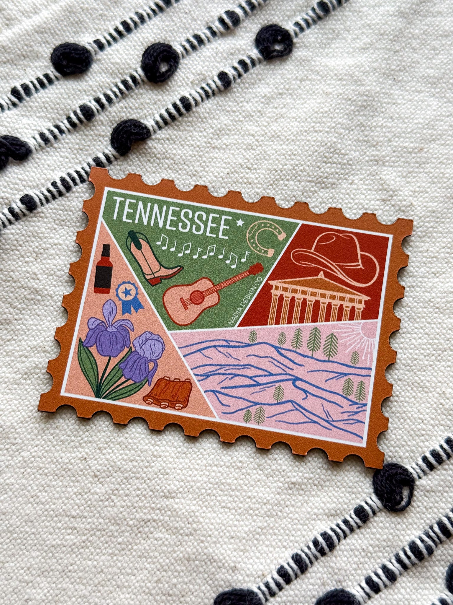 Tennessee Stamp Magnet