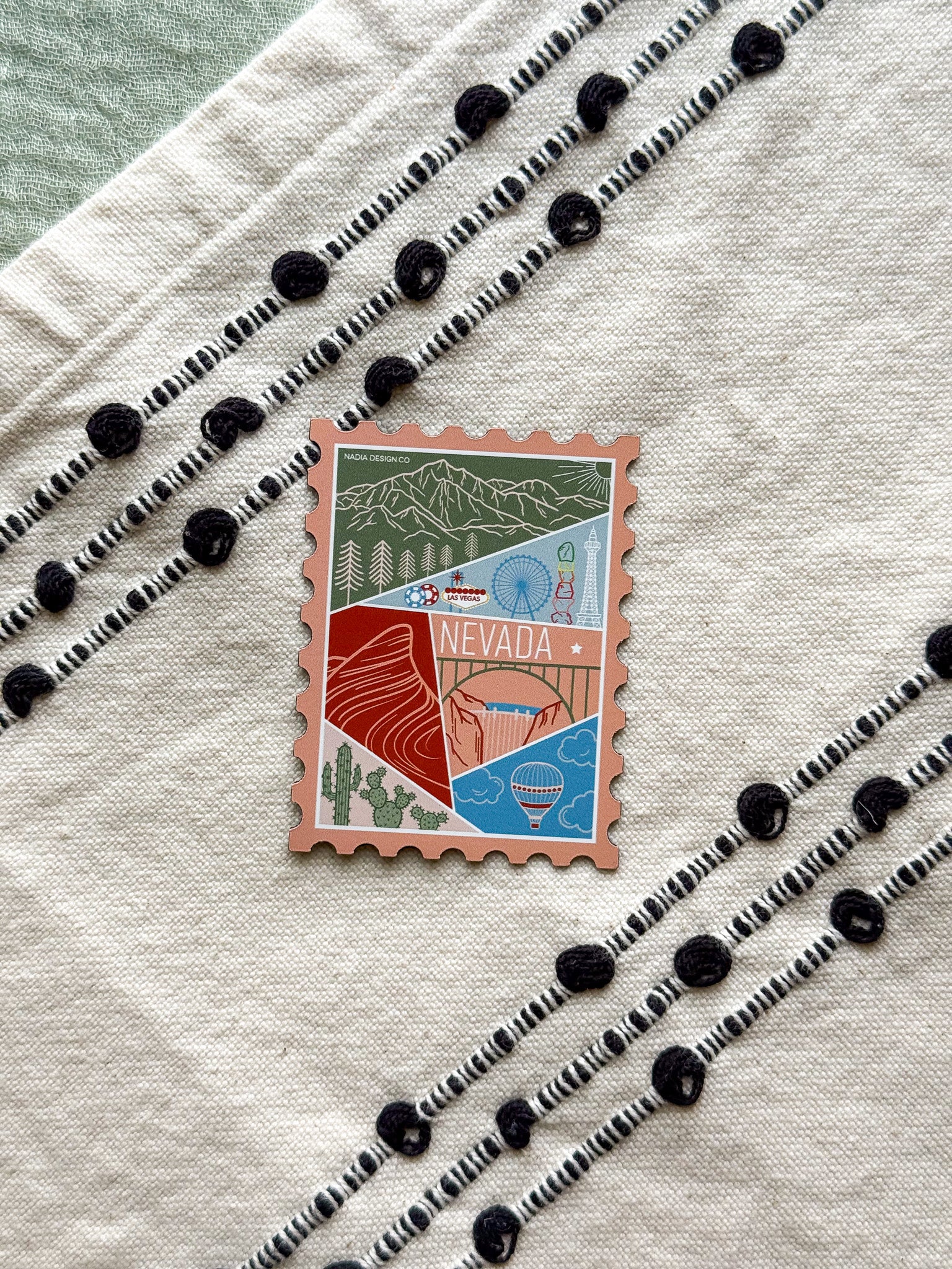 Nevada Stamp Magnet