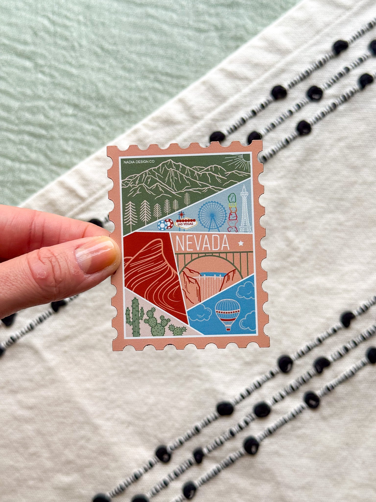 Nevada Stamp Magnet