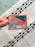 Texas Stamp Magnet