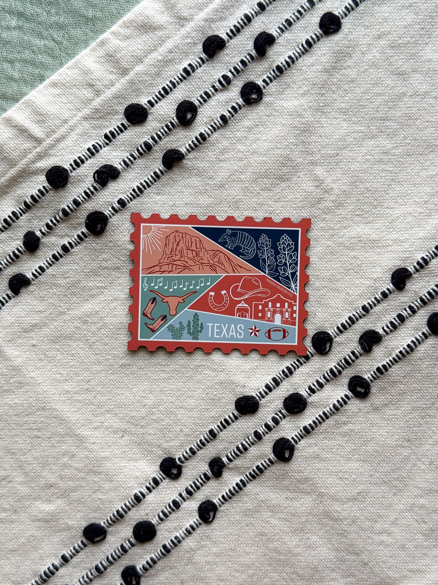 Texas Stamp Magnet