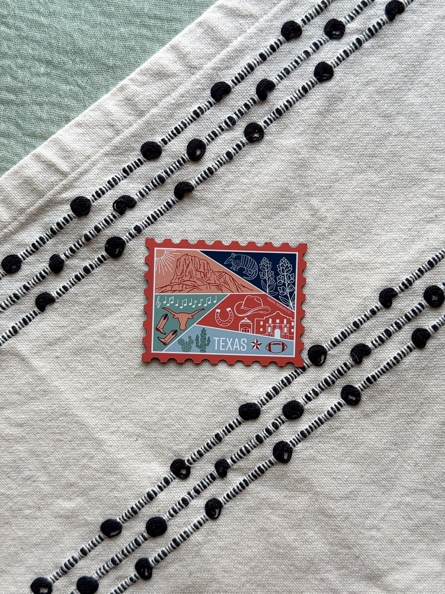 Texas Stamp Magnet