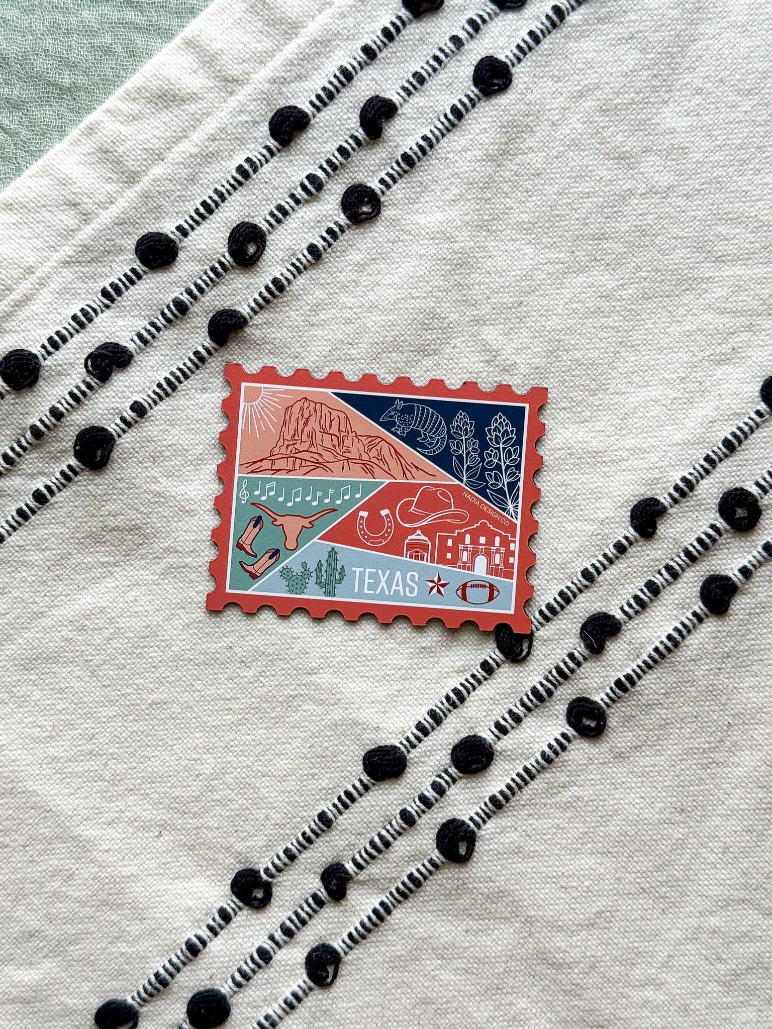 Texas Stamp Magnet