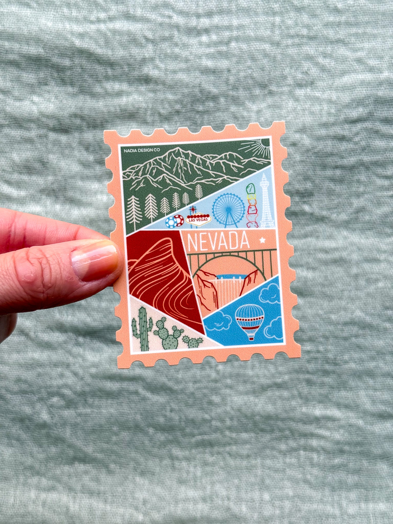 Nevada Stamp Sticker