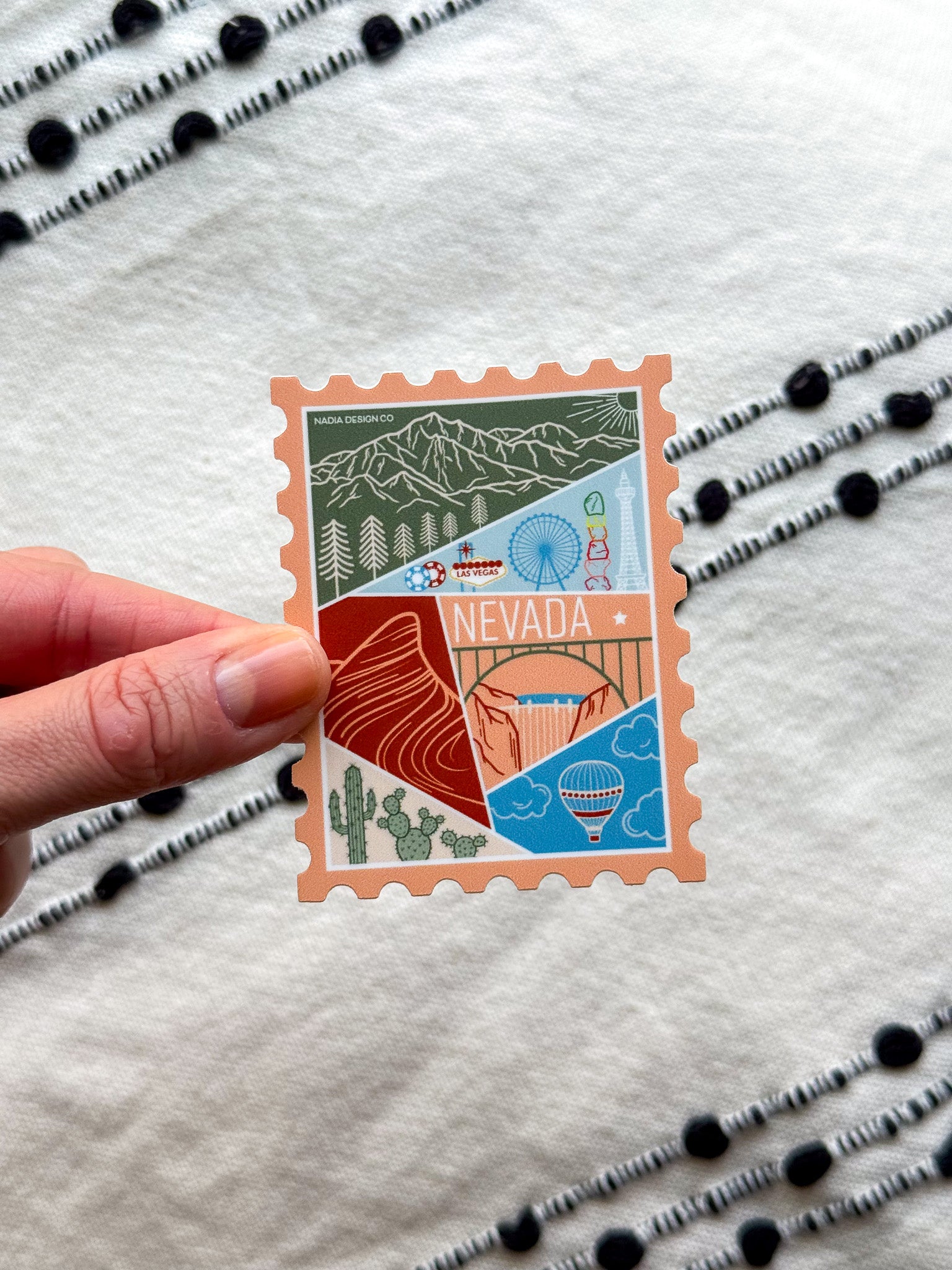 Nevada Stamp Sticker