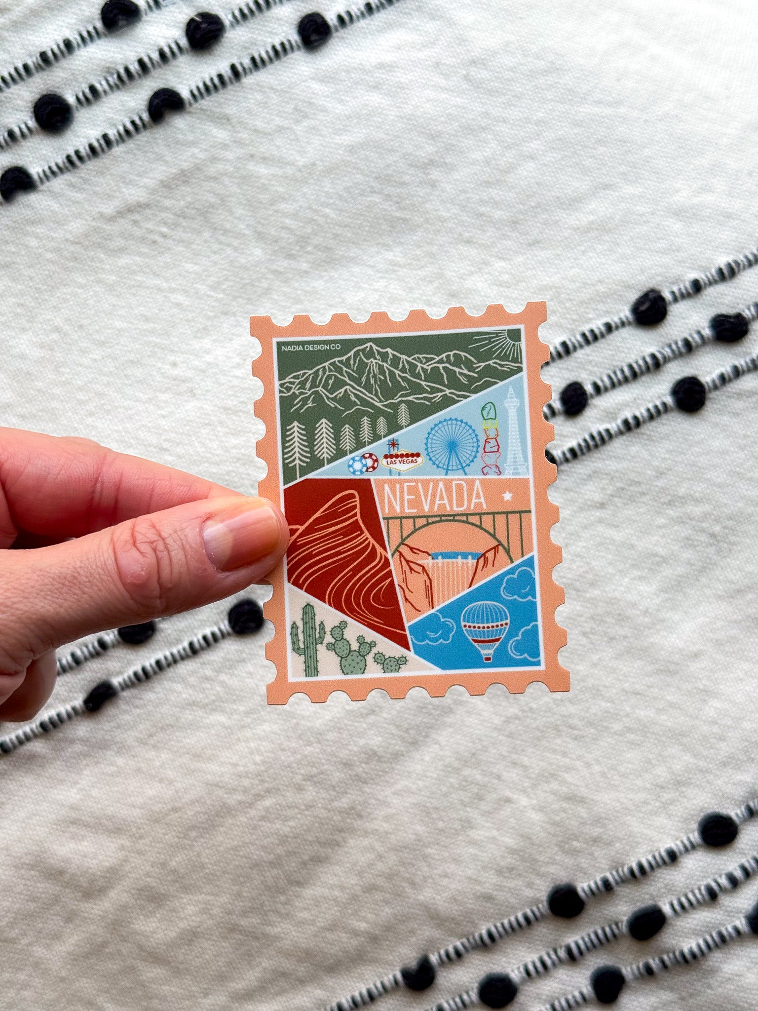 Nevada Stamp Sticker