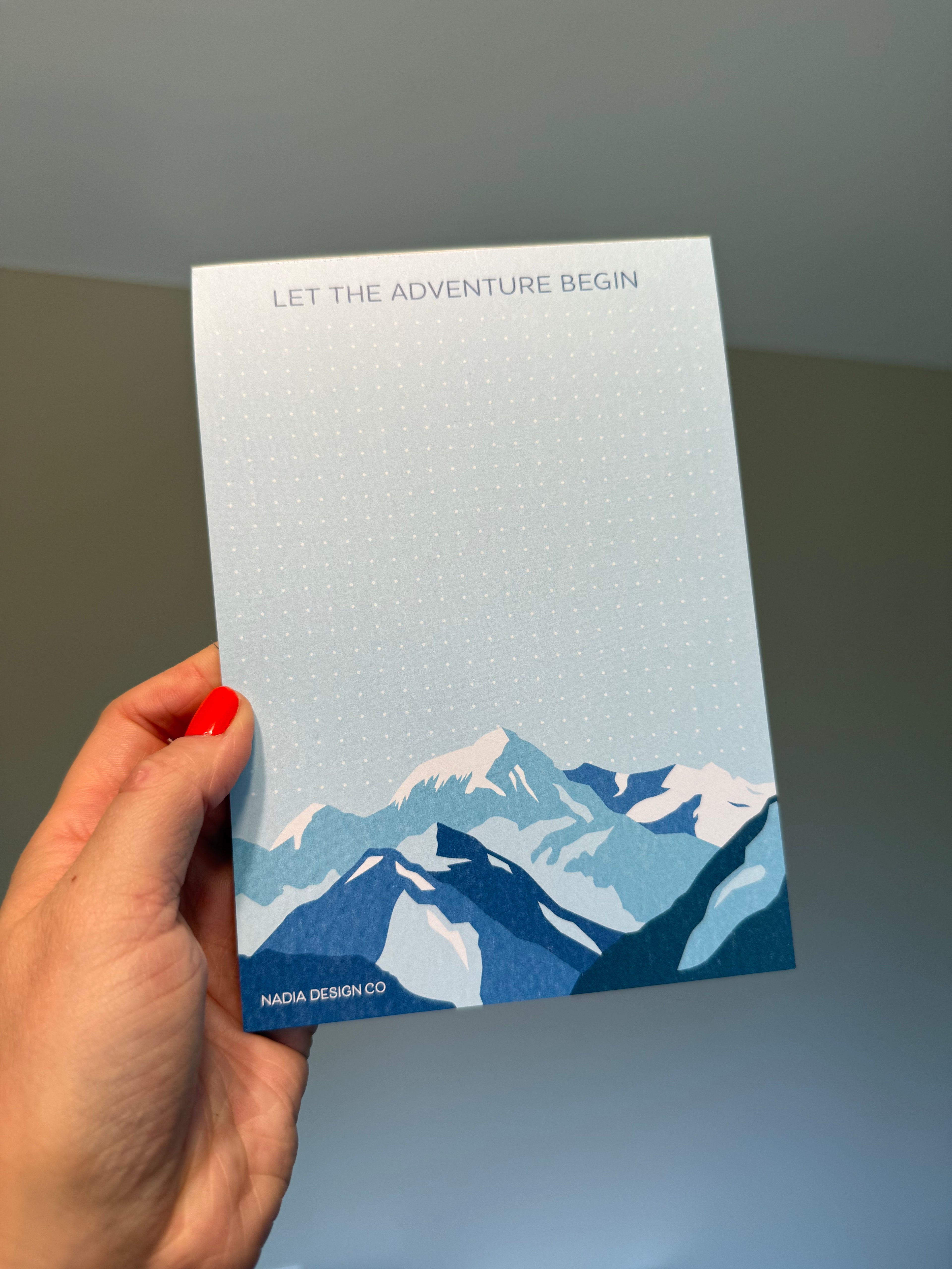 Let the Adventure Begin Notepad