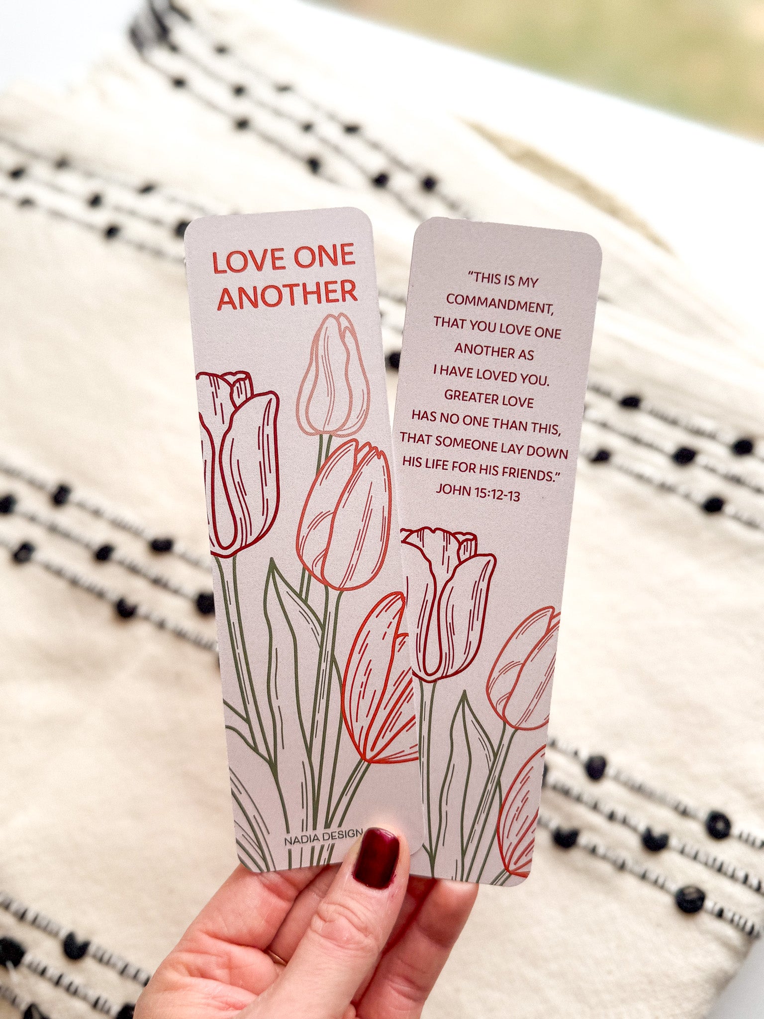 Love One Another Verse Bookmark