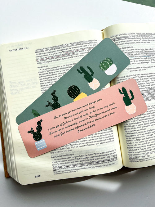 Cactus Ephesians 2:8-10 Bookmark