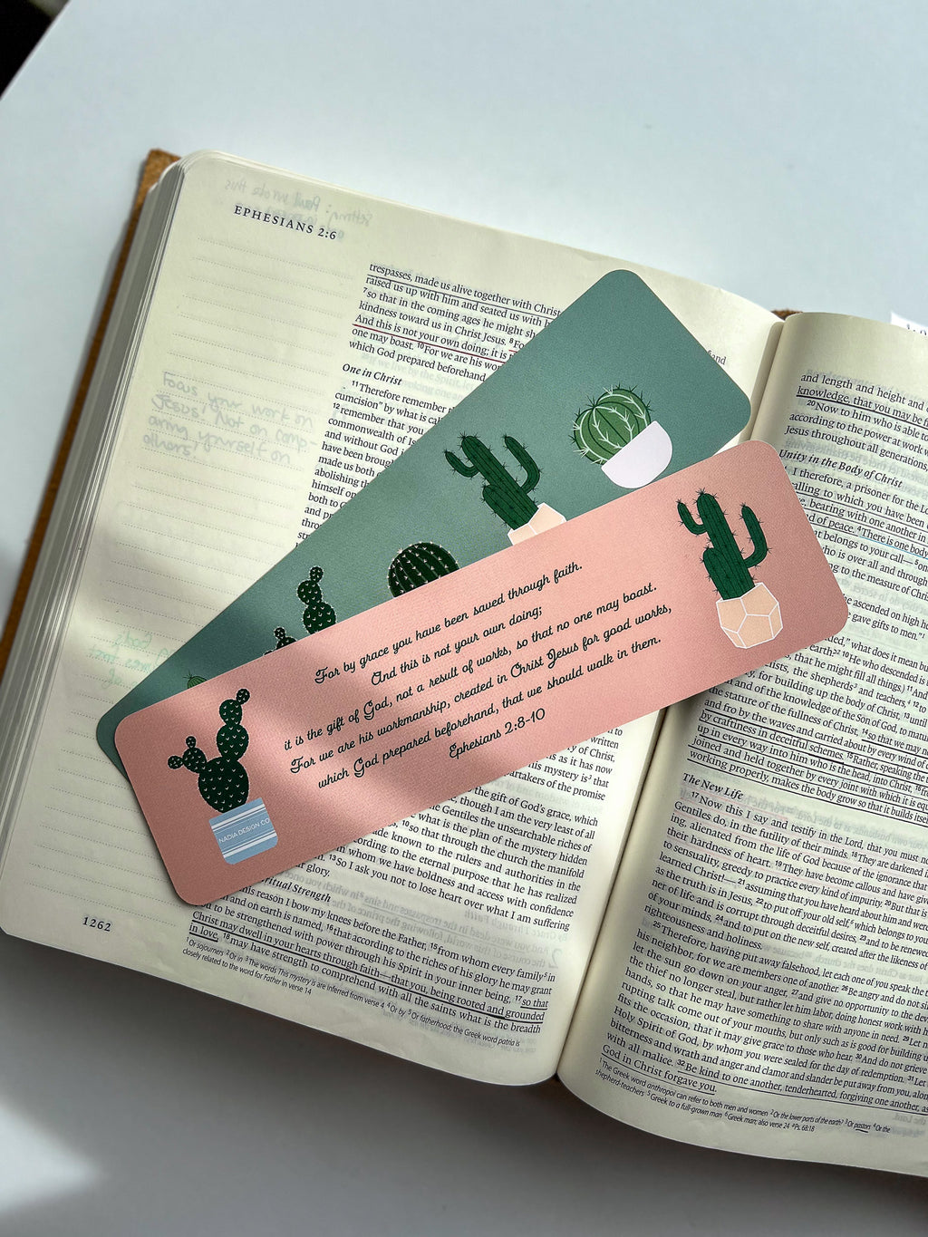 Cactus Ephesians 2:8-10 Bookmark