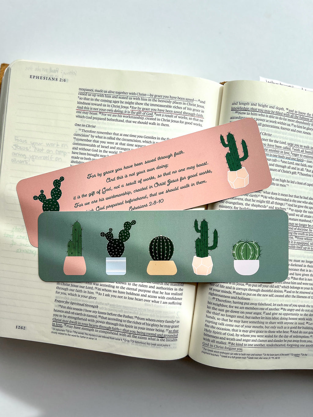 Cactus Ephesians 2:8-10 Bookmark