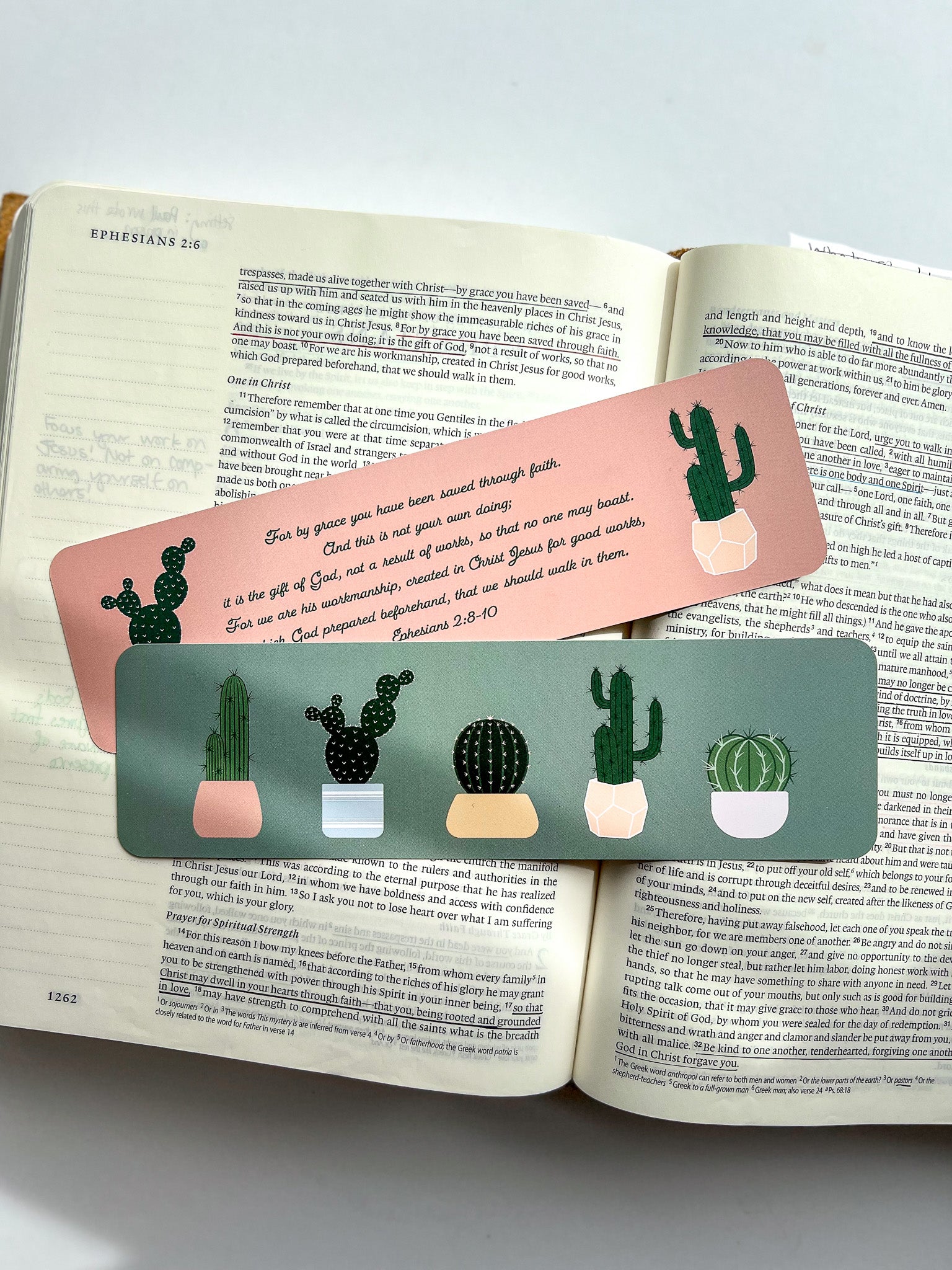 Cactus Ephesians 2:8-10 Bookmark