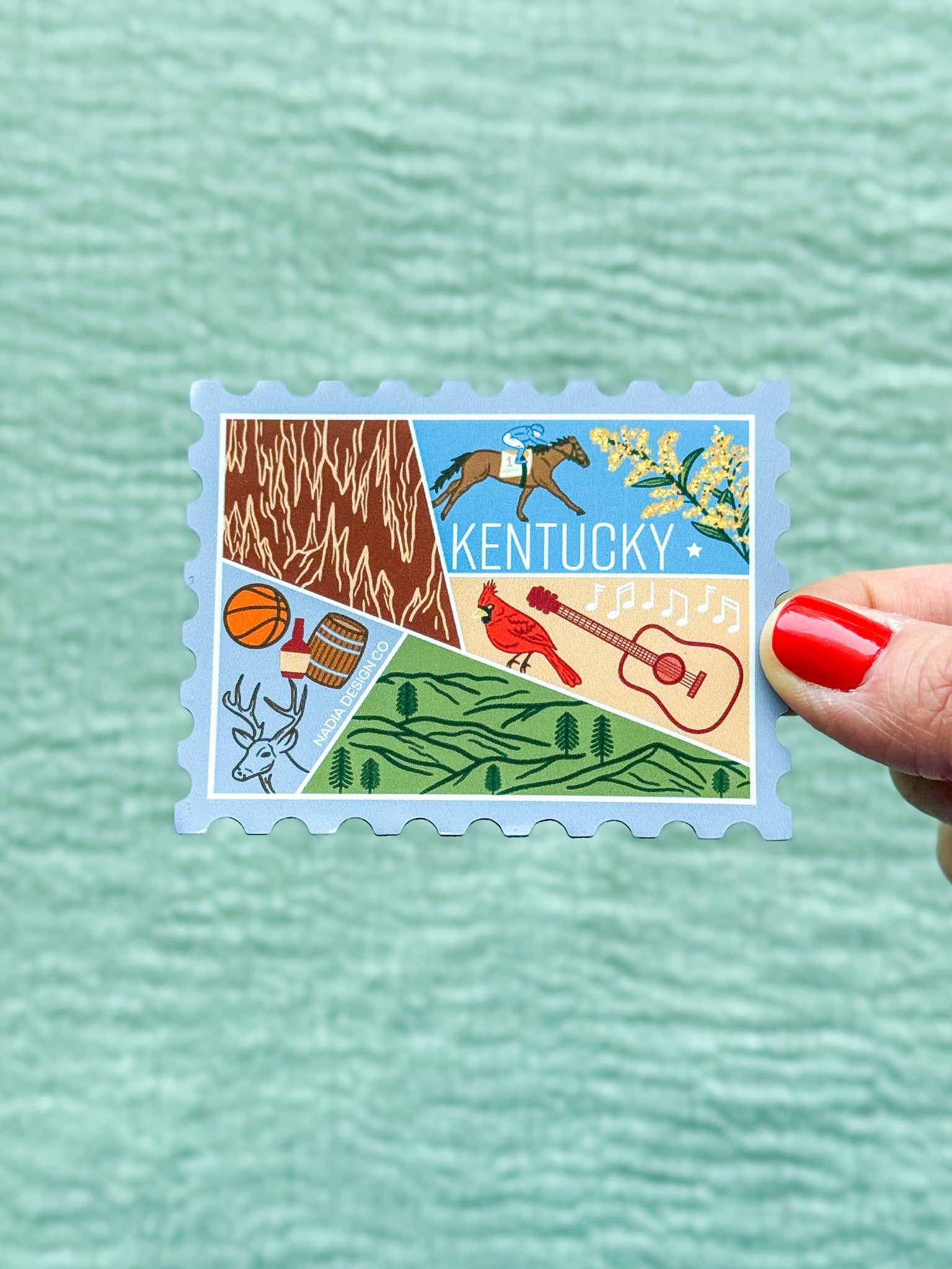 Kentucky Stamp Magnet