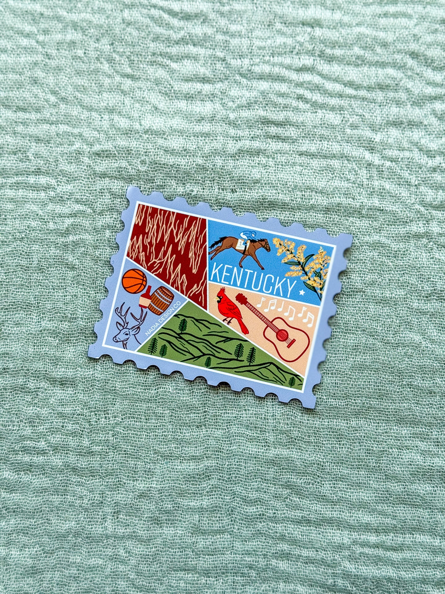 Kentucky Stamp Magnet