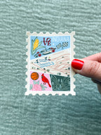 Indiana Stamp Sticker