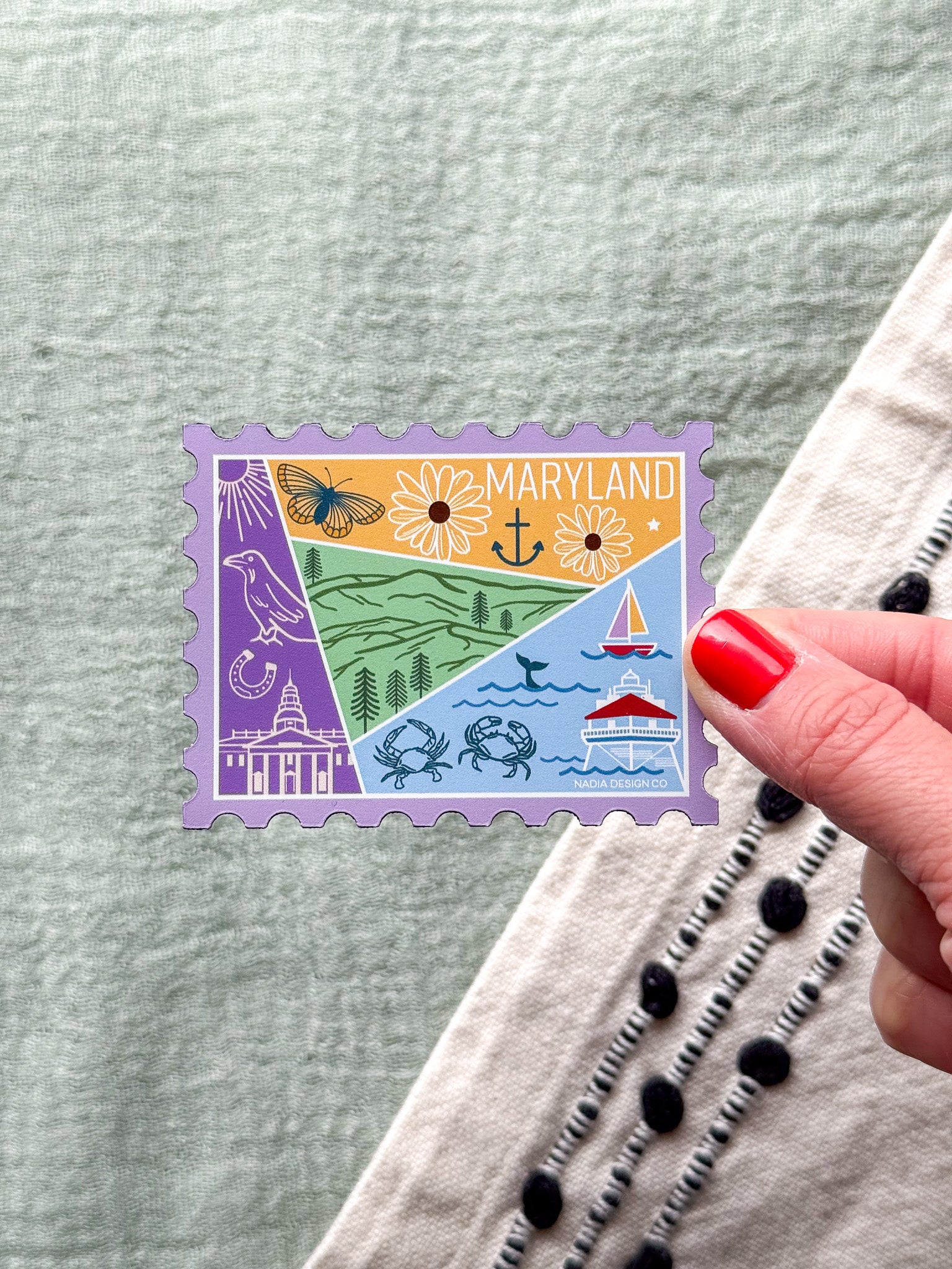Maryland Stamp Magnet