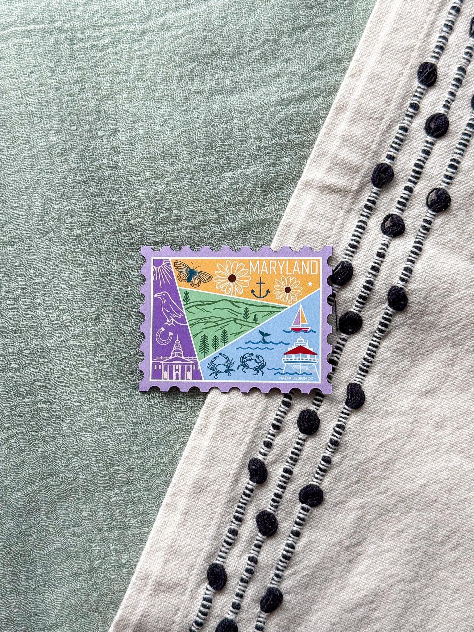 Maryland Stamp Magnet