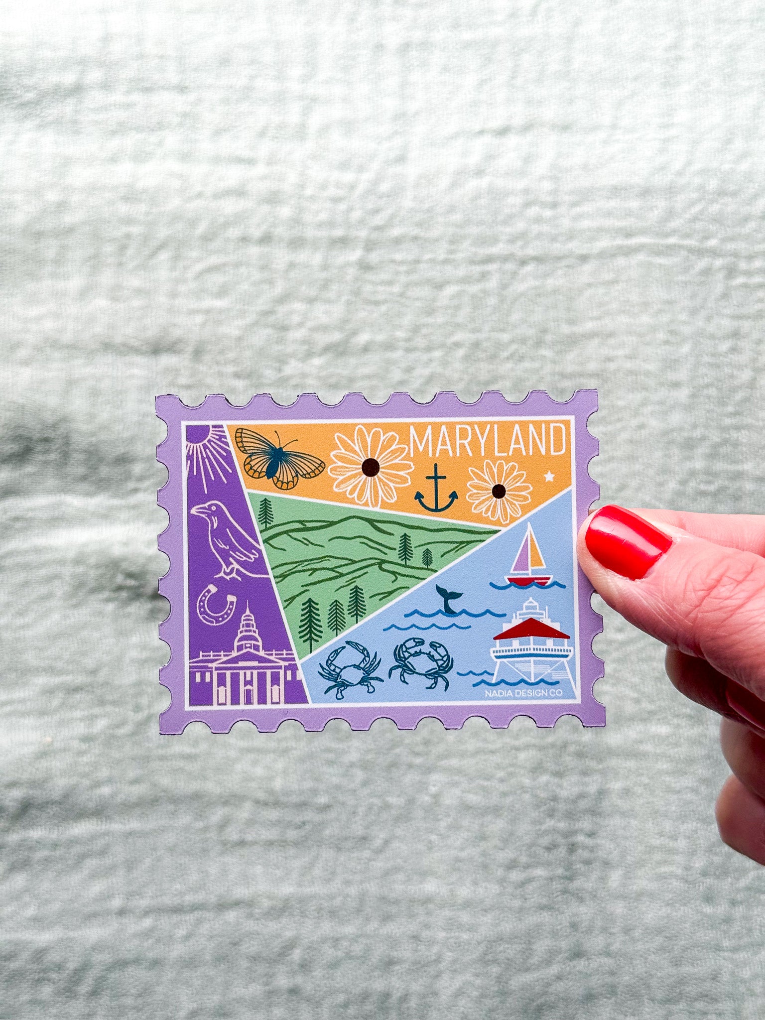 Maryland Stamp Magnet