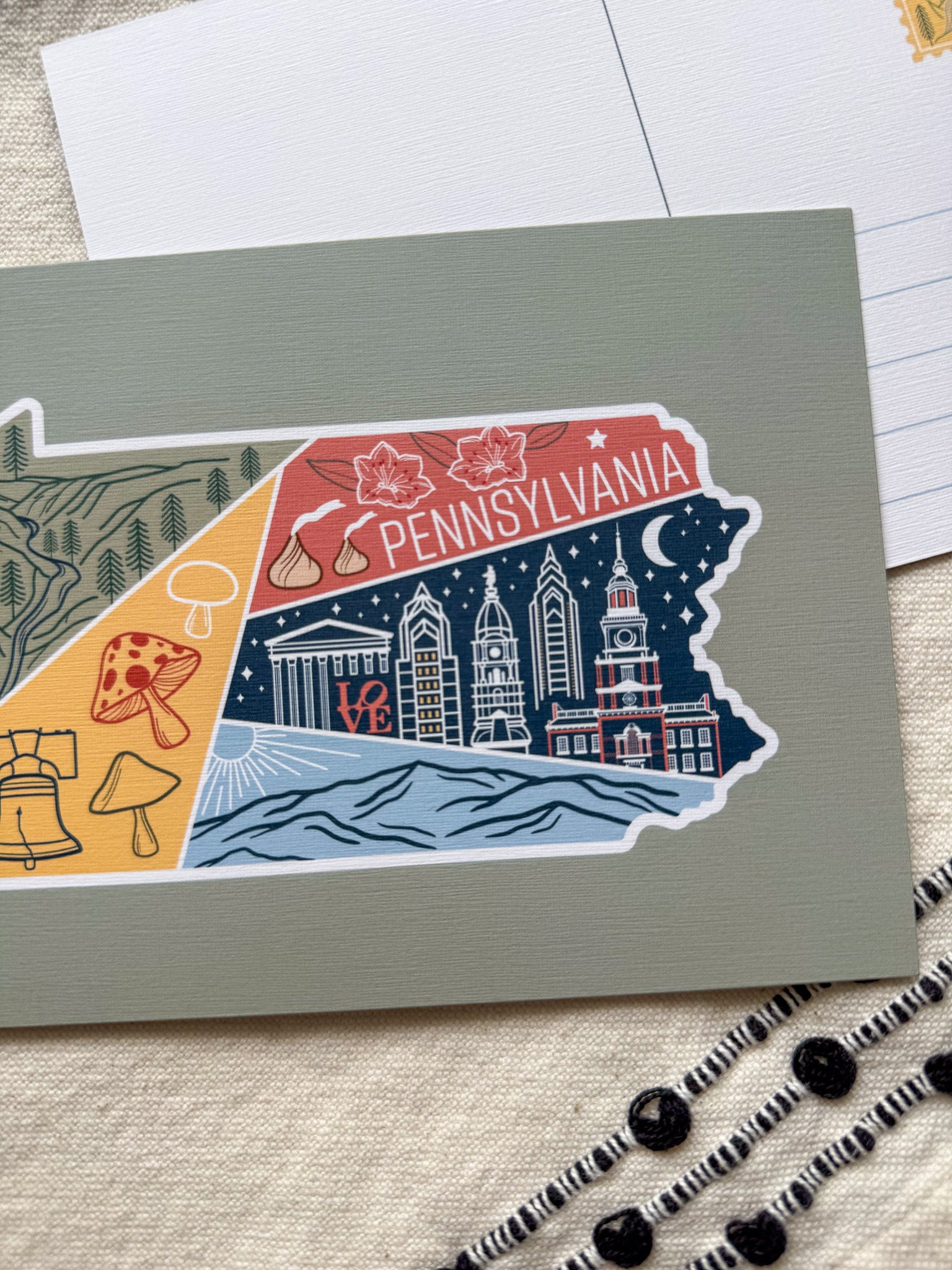 Pennsylvania State Postcard