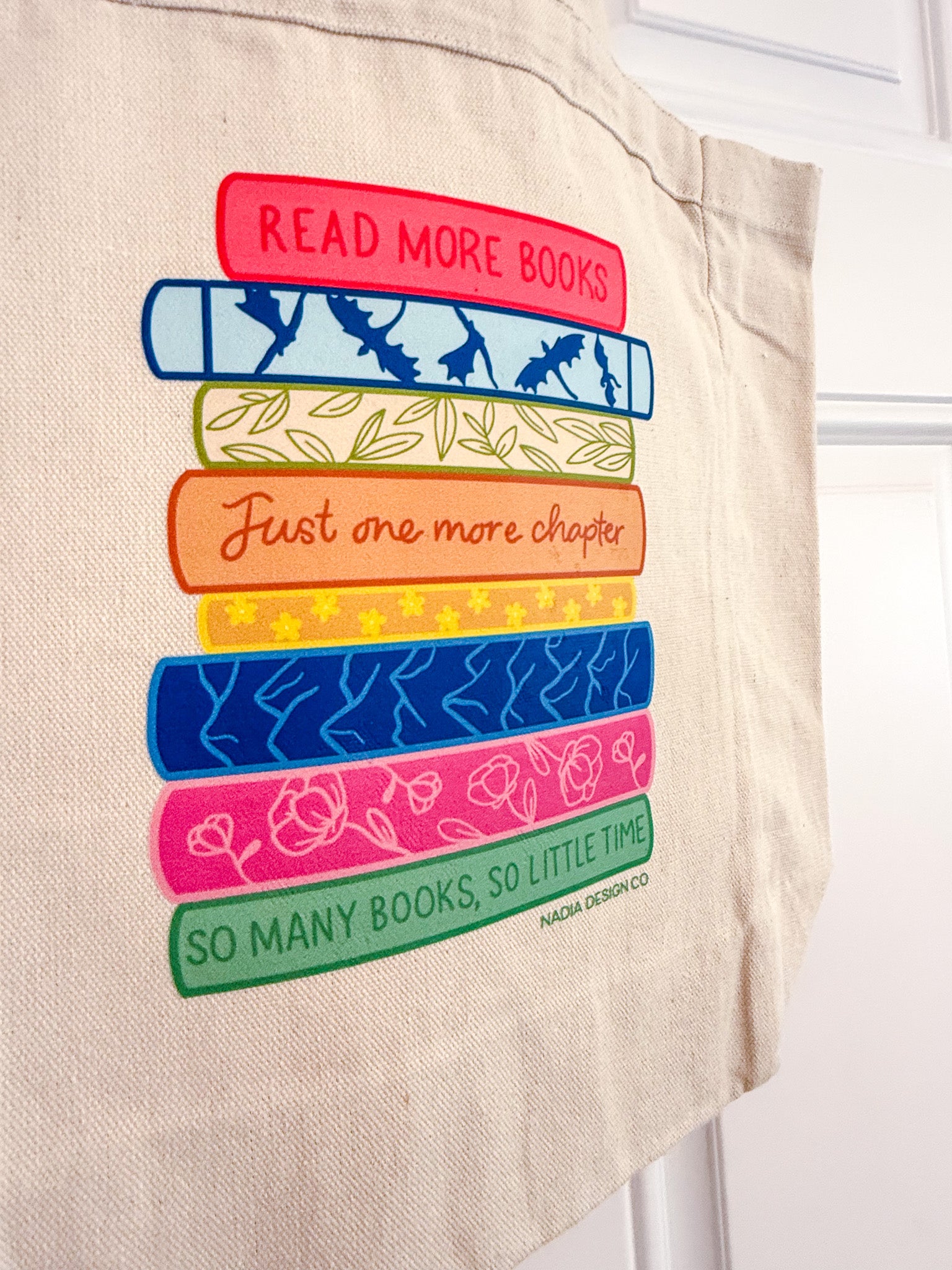 Pile of Books Tote