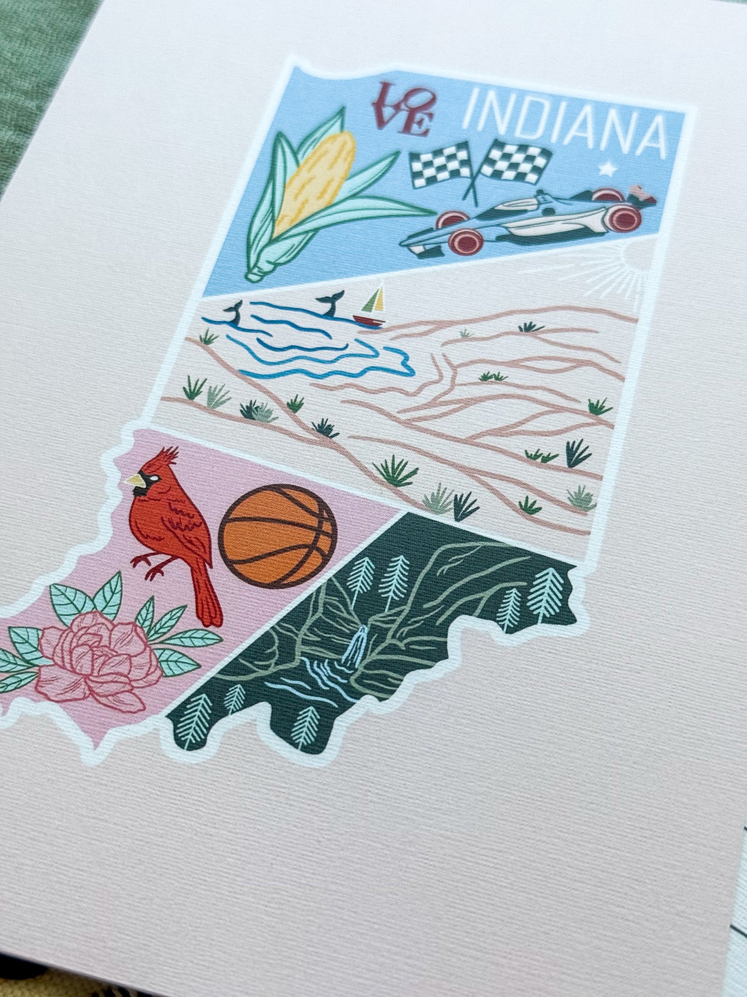 Indiana Postcard