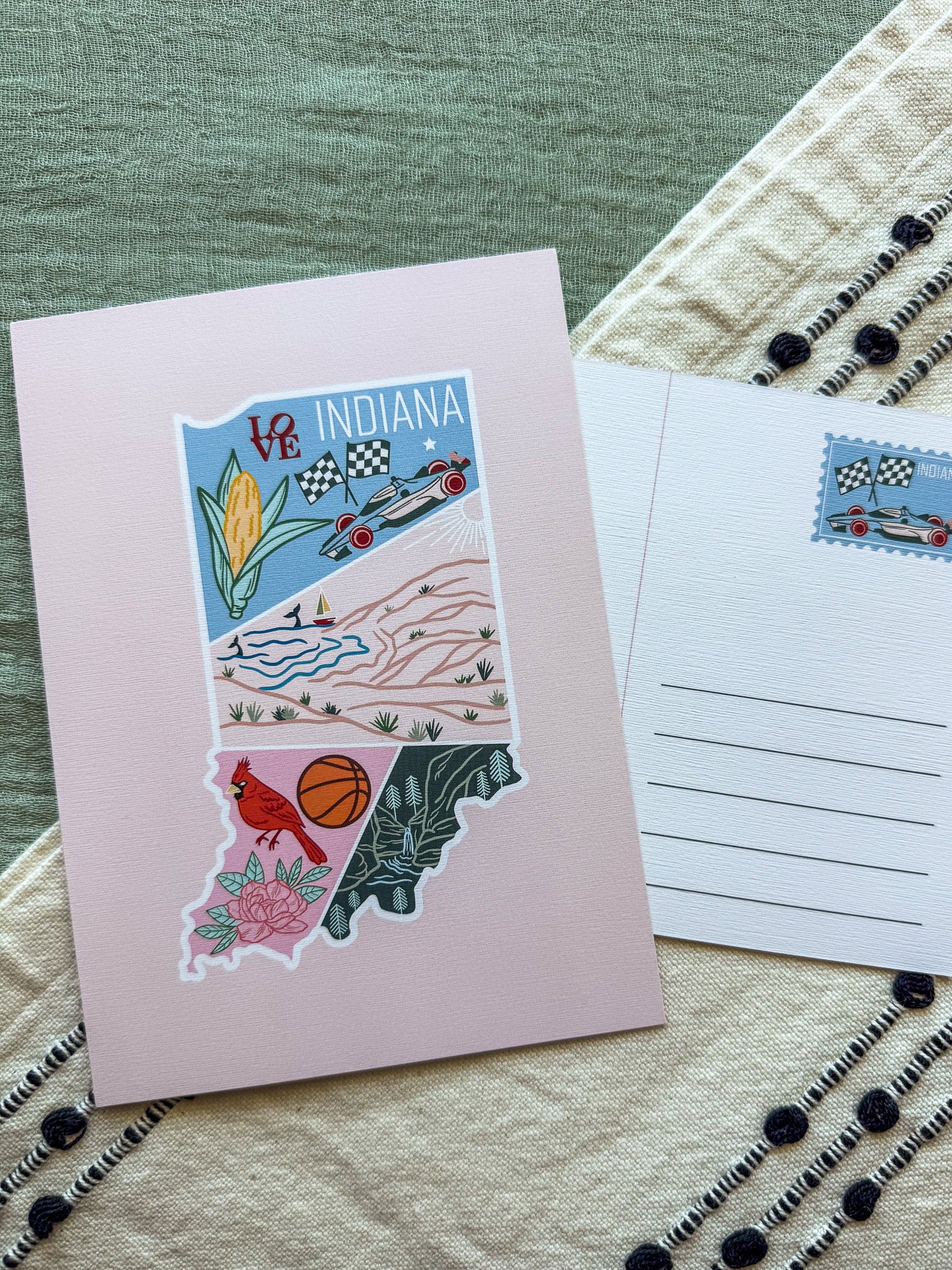 Indiana Postcard