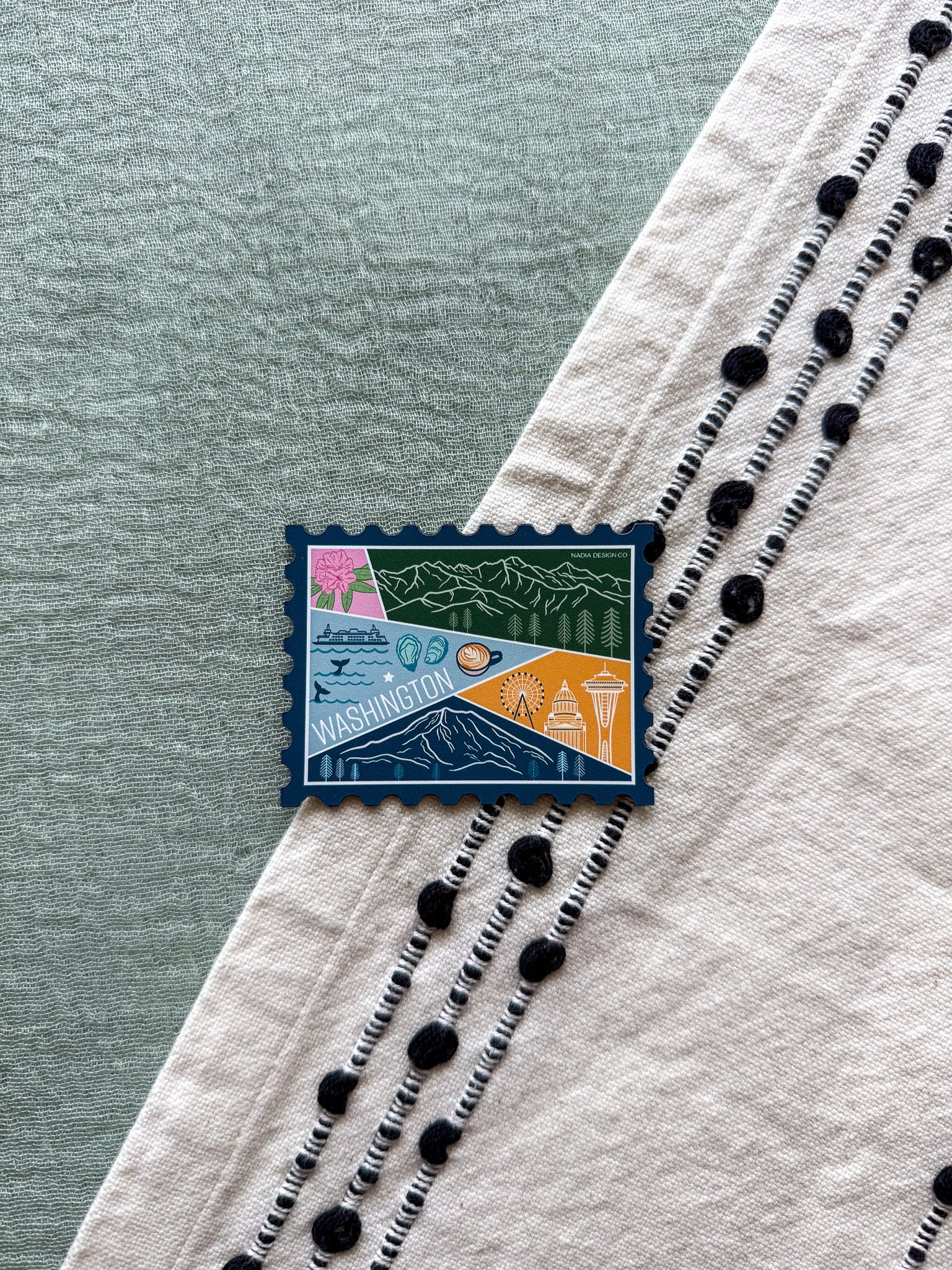 Washington Stamp Magnet