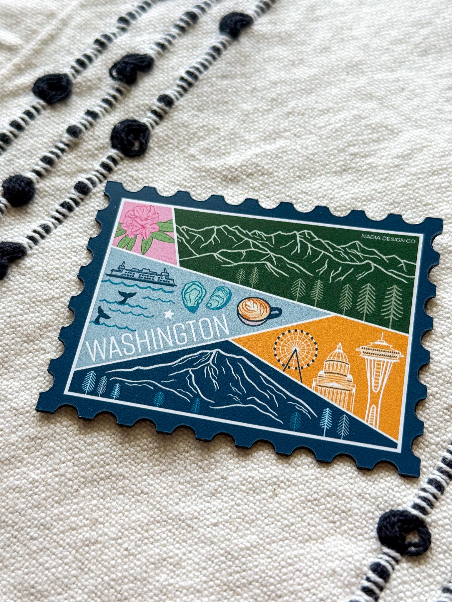 Washington Stamp Magnet