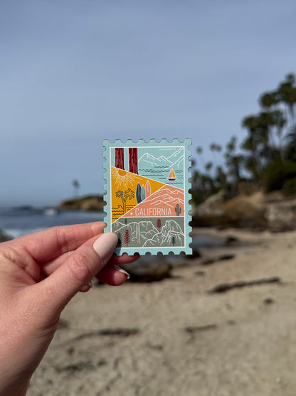 California Stamp Magnet