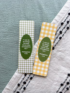 Philippians 4:13 Gingham Bookmark