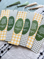 Philippians 4:13 Gingham Bookmark