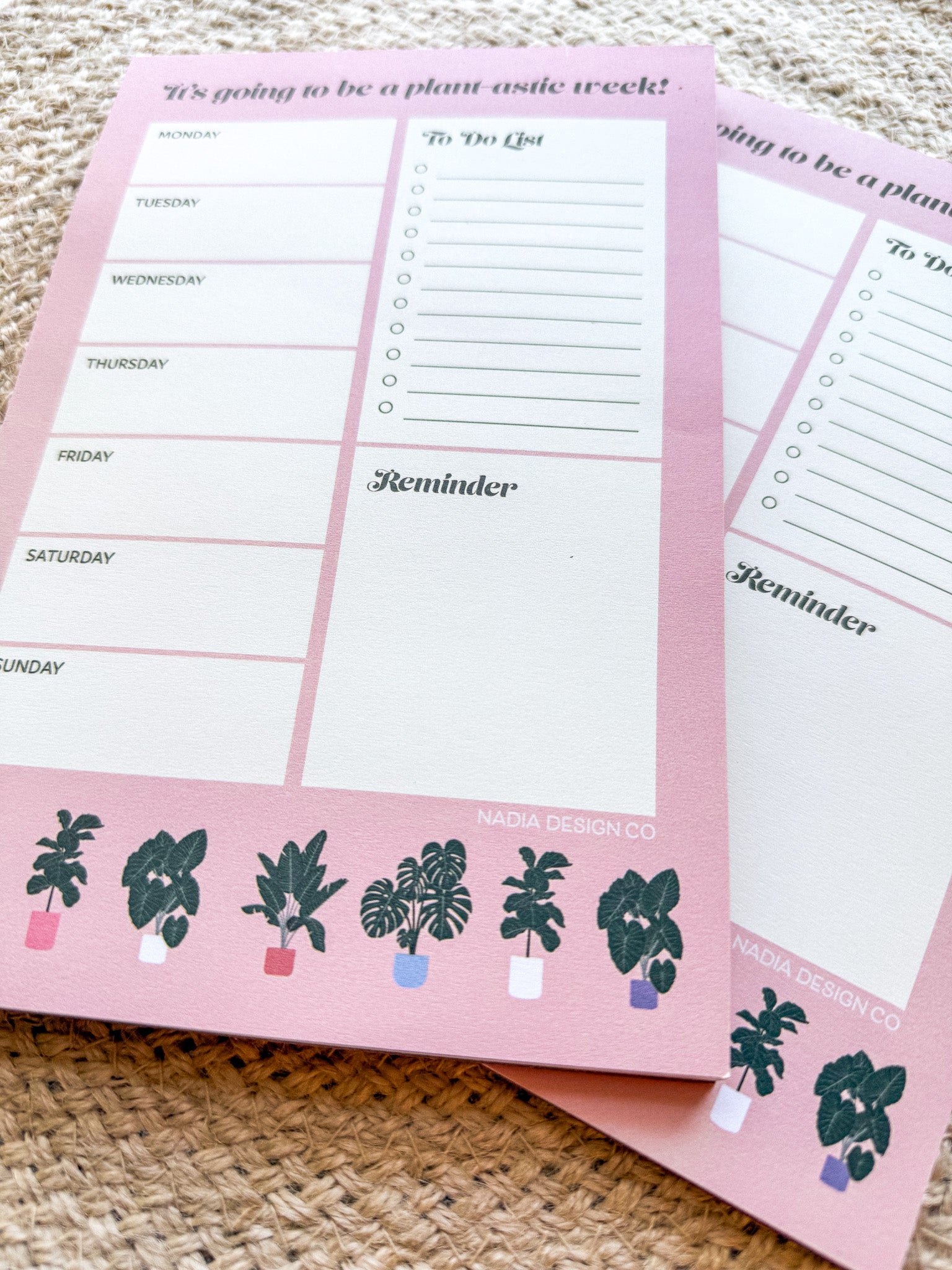 It's Going to be a Plant-astic Week Notepad