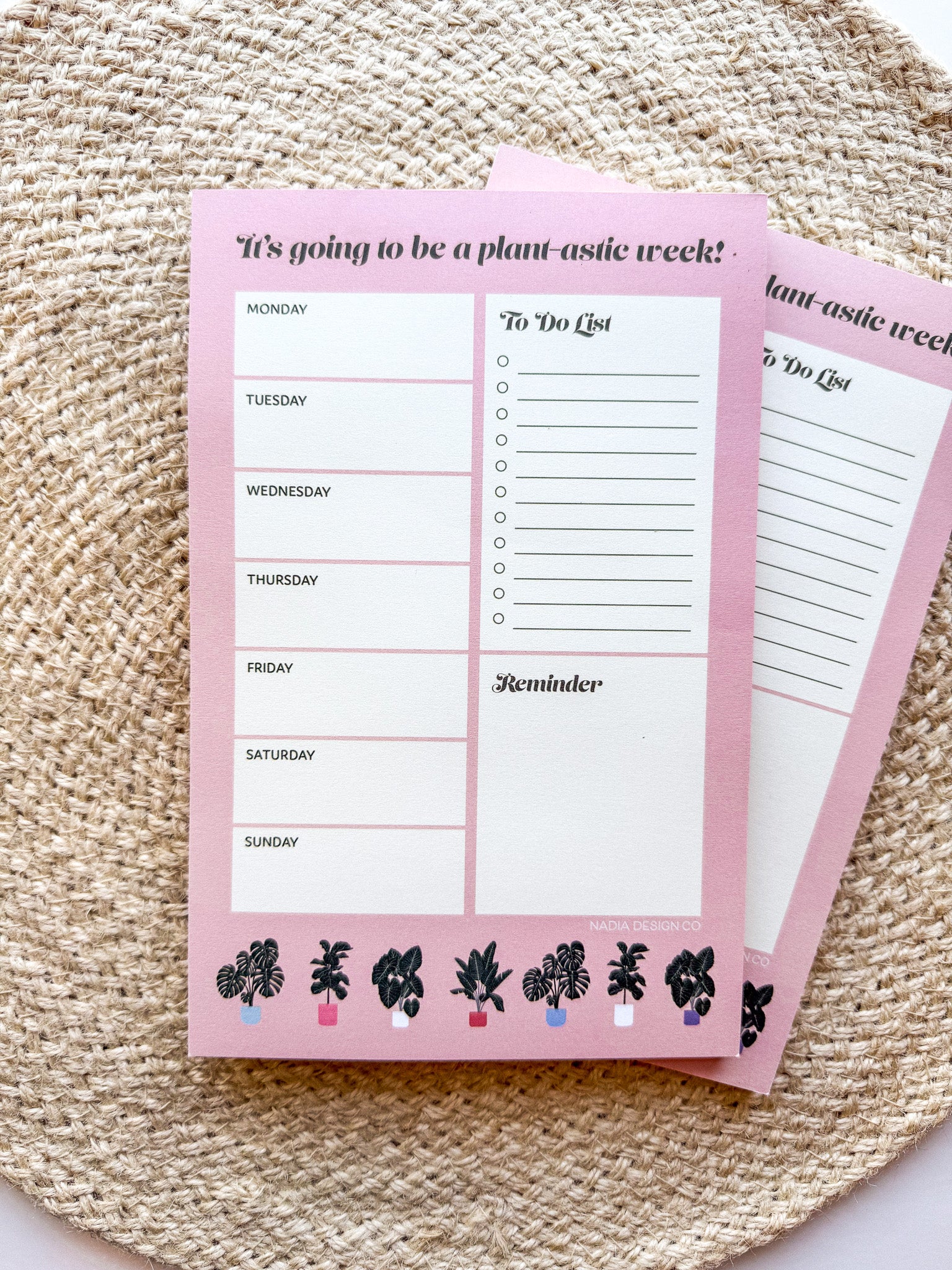 It's Going to be a Plant-astic Week Notepad