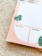 Monstera Sermon Notes Notepad