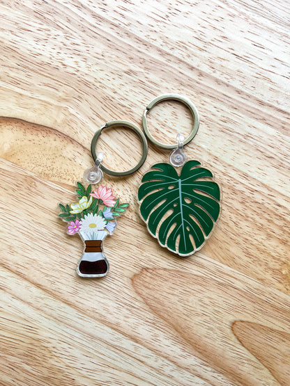 Floral Bouquet Acrylic Keychain