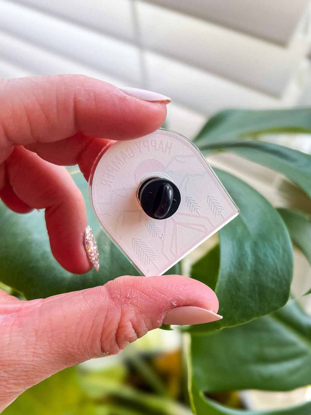 Happy Camper Acrylic Pin