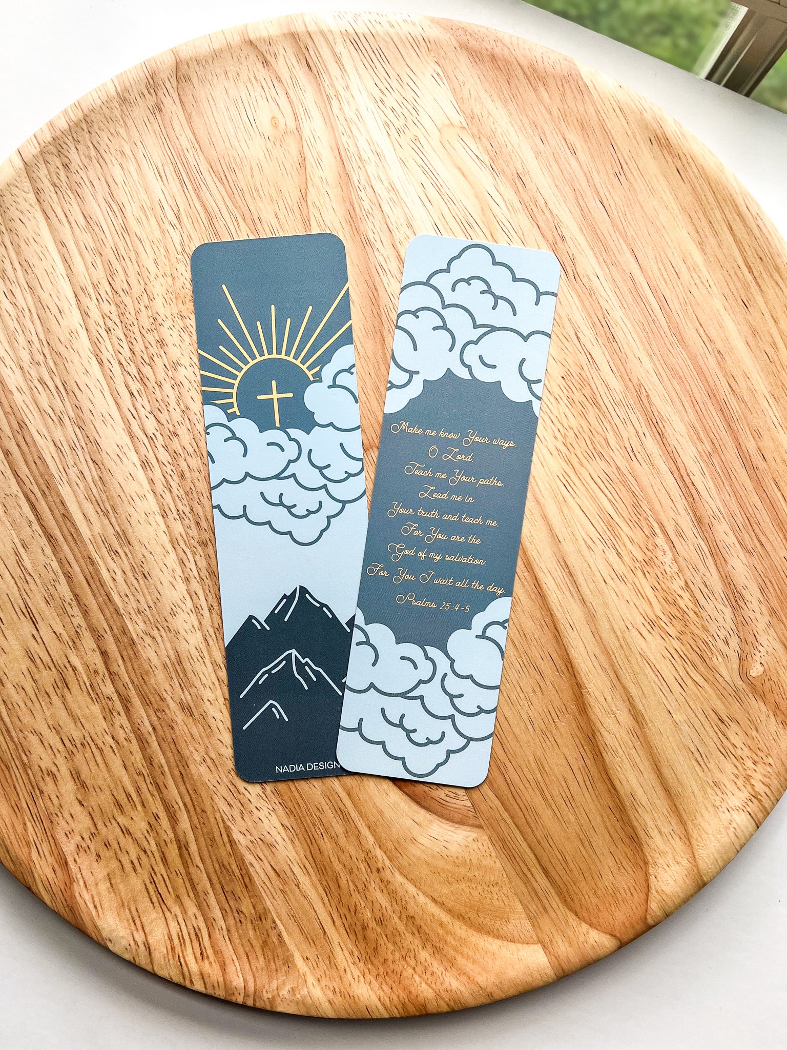 Psalm 25:4-5 Verse Bookmarks