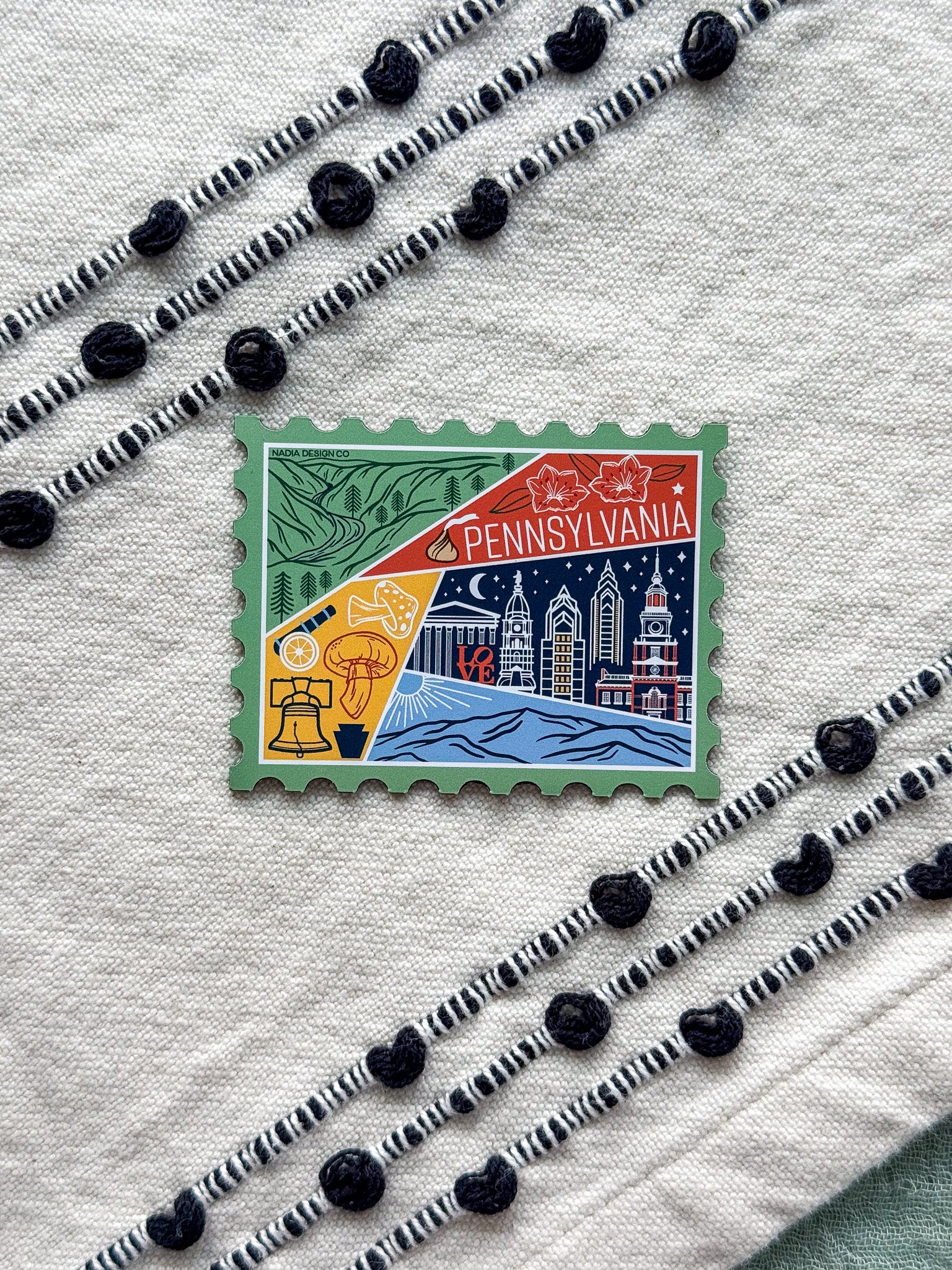 Pennsylvania Stamp Magnet