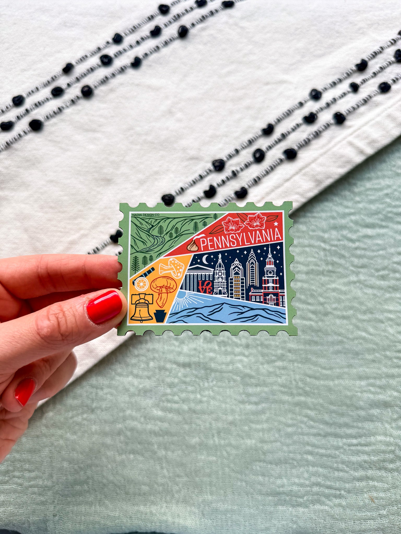 Pennsylvania Stamp Magnet