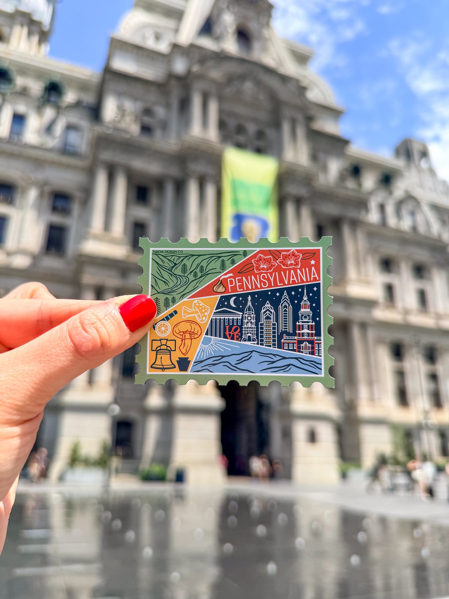 Pennsylvania Stamp Magnet